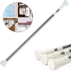 MINARI - Barra de Cortina de Ducha Baño y Closet Extensible 70-120cm