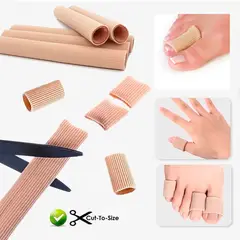 GENERICO - Tubo recortable anillos de gel para dedos Talla M