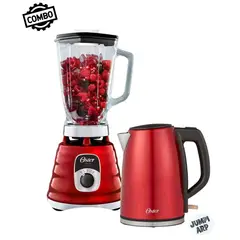 OSTER - Combo Licuadora Blst4126r + Hervidor Bvstkt673cr
