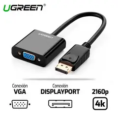 UGREEN - ADAPTADOR DISPLAYPORT A VGA 4K 20415
