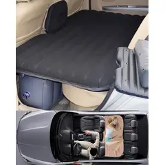 GENERICO - Colchon Inflable para Auto Negro