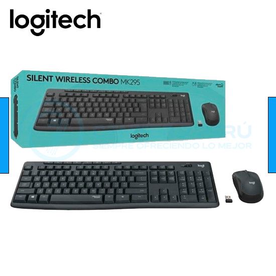 TECLADO + MOUSE MK295 WIRELESS USB BLACK