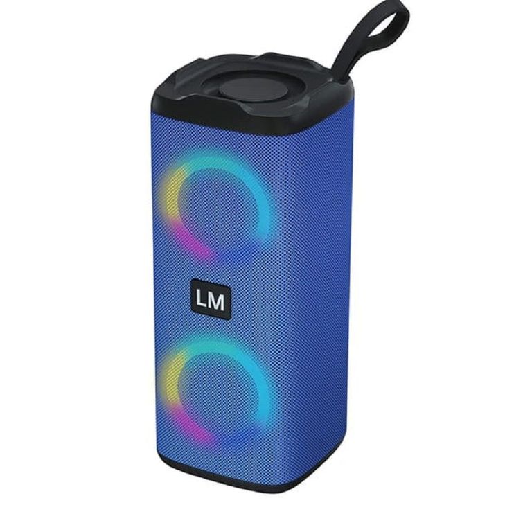 PARLANTE INALAMBRICO LM-882 CON SONIDO ESTEREO - AZUL
