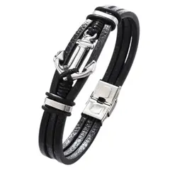 ARMUZ - Pulsera de cuero - NÁUTICA