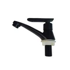 SEVILLANA - Grifo monomando lavabo negro mate en Acero Aleación