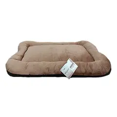 GENERICO - CAMA COLCHONETA PARA PERRO COLOR MARRON