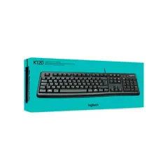 LOGITECH - Teclado K120 Con Cable USB SP Black