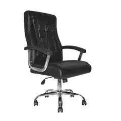 OFIDEAS - Silla Giratoria De Oficina Presidencial Shiny Sg Negro
