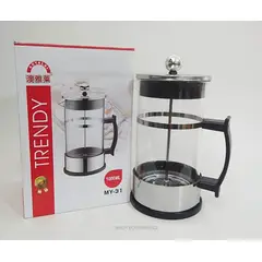 GENERICO - Cafetera prensa francesa 1000 ml acero