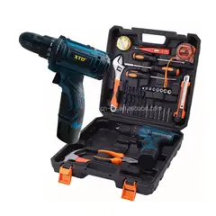 XTD - Set De Herramientas Y Taladro Inalámbrico 12V - 68 Pzs