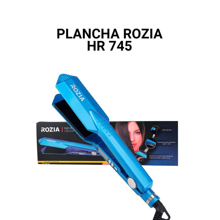 Plancha De Cabello Rozia Cerámica Alisadora