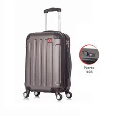 DUKAP - Maleta De Viaje 51cm Intely - Puerto USB Integrado