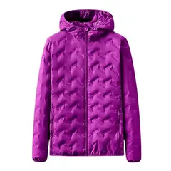 GENERICO - Casaca Chaqueta Camping Montañismo Capucha Mujer Invierno Frio Talla S