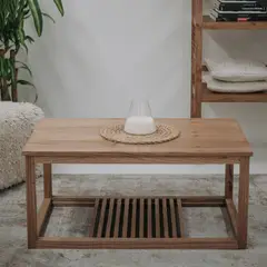 VENTITAS HOME - Mesa de Centro de Madera Crisalli