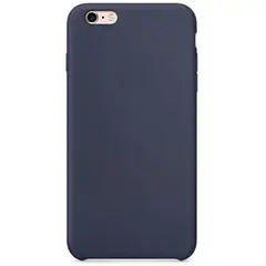 GENERICO - Case Funda de Silicona Para iPhone 6 Plus con logo Azul Marino