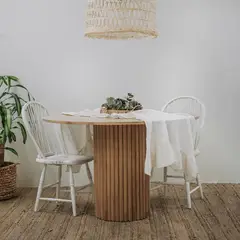 VENTITAS HOME - Mesa de Comedor de Madera Roxanne