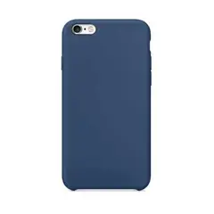 GENERICO - Case Funda de Silicona Para iPhone 6 Plus con logo Azul