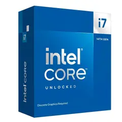 INTEL - Procesador Core i7-14700KF , 33 MB Smart Caché, LGA1700