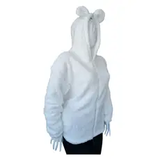 GENERICO - ABRIGO DE MUJER PELUCHE CON OREJITAS