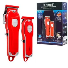KEMEI - Máquina Corte Cabello Inalámbrica KM-3911 Combo Inalambrico
