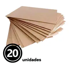 GYPSYZONE - MDF Natural 3mm A4 x 20 Und.