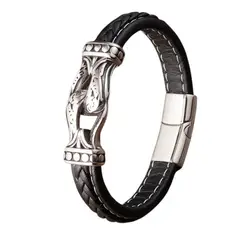 ARMUZ - Pulsera de cuero - GÓTICA