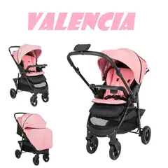 BABY HAPPY - Coche cuna Valencia - Rosa