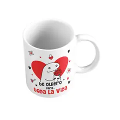 GENERICO - Taza Mug 11oz TE QUIERO PARA TODA LA VIDA - BLANCO