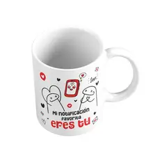 GENERICO - Taza Mug 11oz MI NOTIFICACION FAVORITA - BLANCO