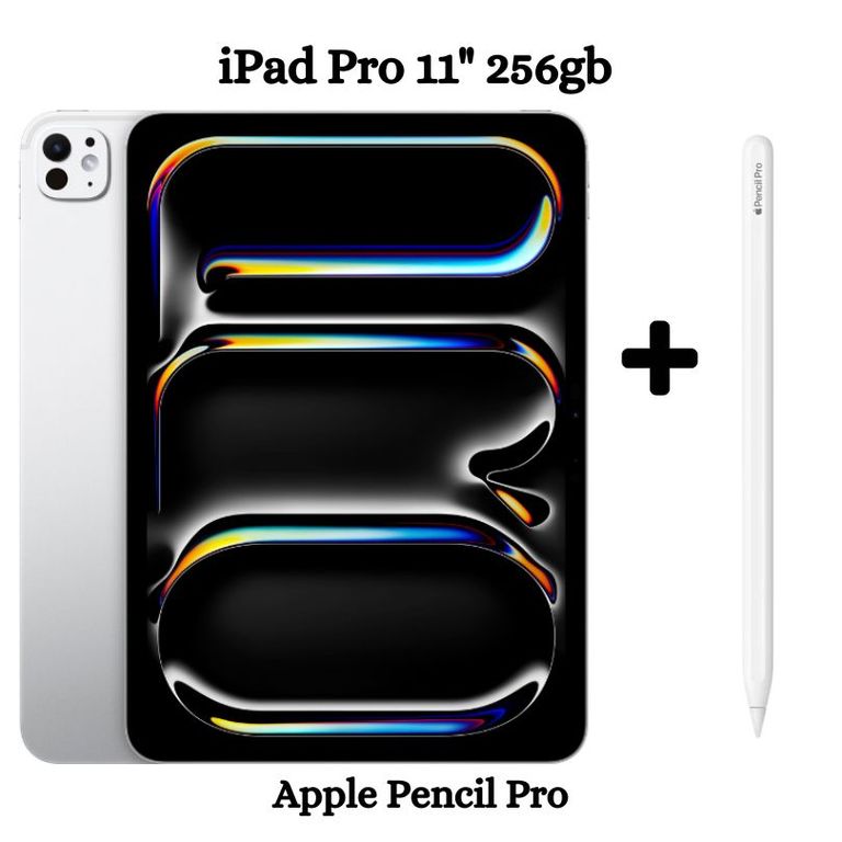 Ipad Pro 11 Chip M4 256Gb - Silver + Pencil Pro