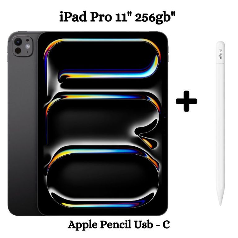 Ipad Pro 11 Chip M4 256Gb - Space Black + Pencil Tipo - C