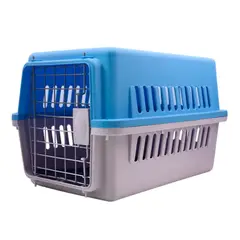 AMICATS - Transportador para Gatos y Perros - Kennel L50 Celeste