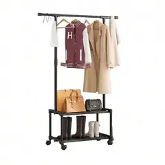 OTTOWARE - Perchero con Zapatera de 1 Nivel