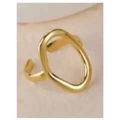 GENERICO - ANILLO CON DISEÑO DE OVAL