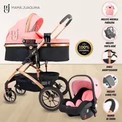 HI BABY - Coche Mónaco con Porta bebe + Pañalera