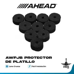 AHEAD - AWFJB PROTECTOR DE PLATILLO ESPONJITA NEGRA 1 UND