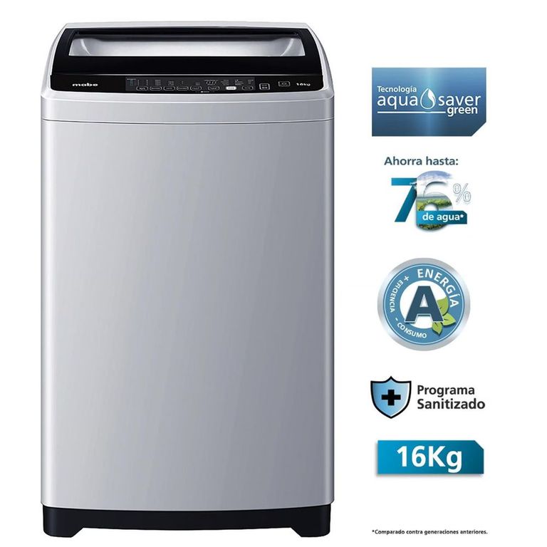 Lavadora Automática 16 Kg Silver LMAP6115WGBB0