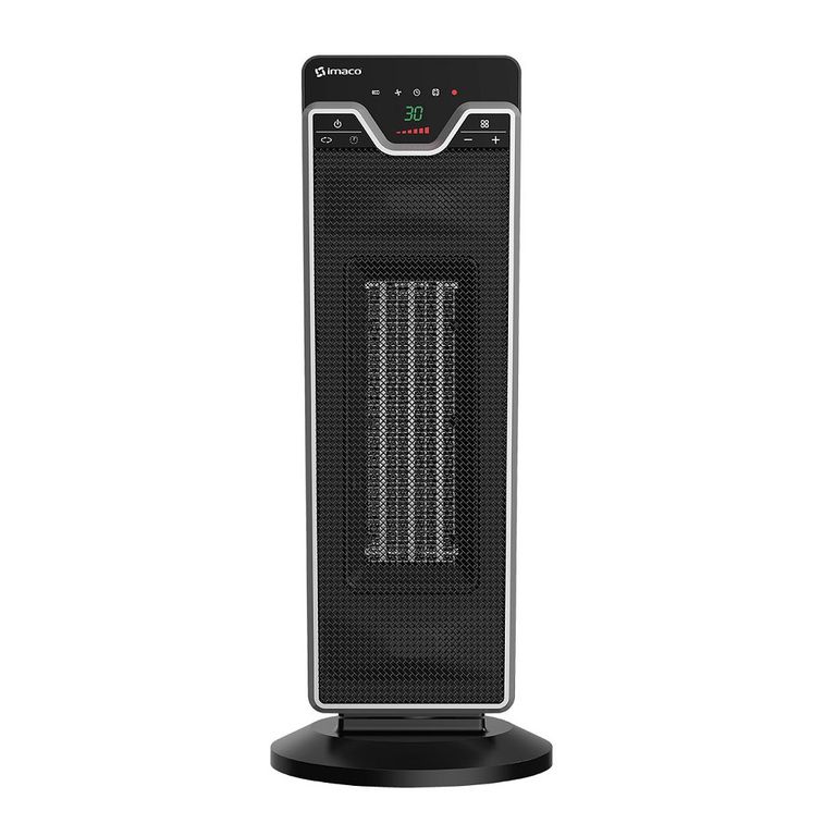 Termoventilador ITC3116 Tecnología Cerámica Control Remoto Negro