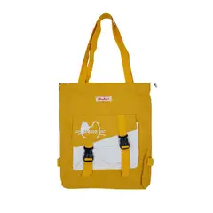 GENERICO - Bolso Kawaii Gatito CAT - Amarillo