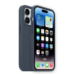 IMPORTADO MC - Case Funda de Silicona iPhone 14 Color Medianoche