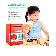 GENERICO - Alcancía caja fuerte electrónica de monedas y billetes