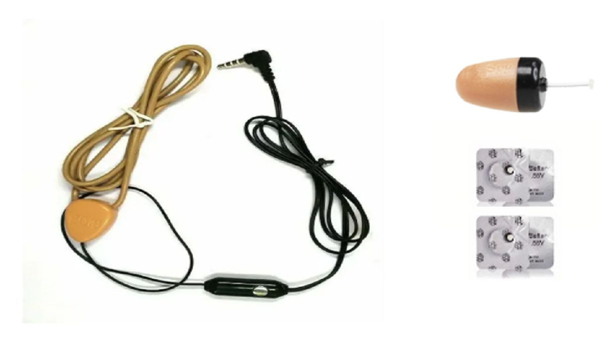 Audífono Pinganillo Para Examen Collarin