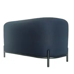 ZIYAZ - Puff Ottoman Azul Oscuro 80X40