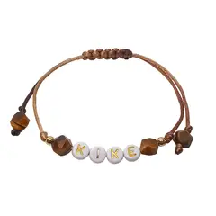 LUCYANA JOYAS Y ACCESORIOS - Pulsera para Hombre Letras Nombre Kike