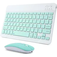 GENERICO - Kit de Teclado y Mouse Bluetooth BLANCO