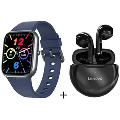 LENOVO - Y9PRO reloj inteligente deportivo azul + combo ht38- Negro