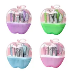 GENERICO - Juego de manicura con forma de manzanas