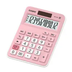 CASIO - Calculadora Electrónica de 12 Dígitos MX-12B Rosado