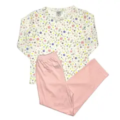OTTOWARE - PIJAMA NIÑA FLORES ROSA_.