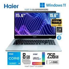 HAIER - Laptop Y15T I5 Intel Corei5-1135G7 8GB RAM 256GB SSD 156 FHD Intel Iris Xe 1LGF0000326